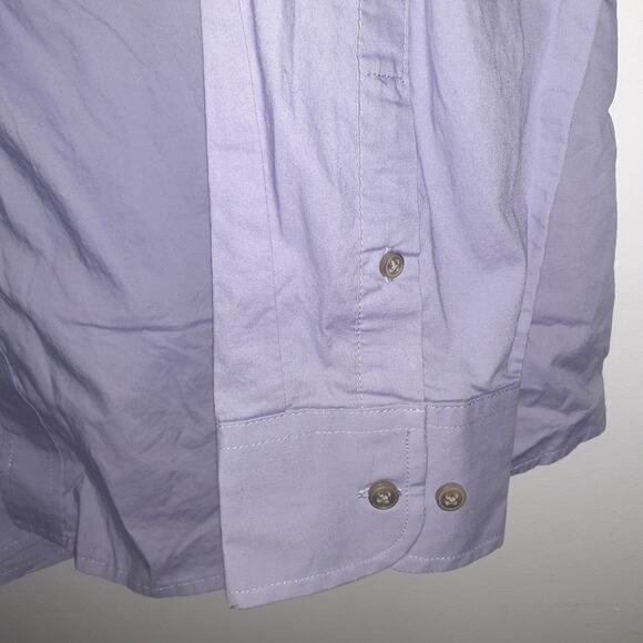 Wrangler George Strait Men's XL Long Sleeve Western Button Up Shirt Purple - Picture 3 of 9